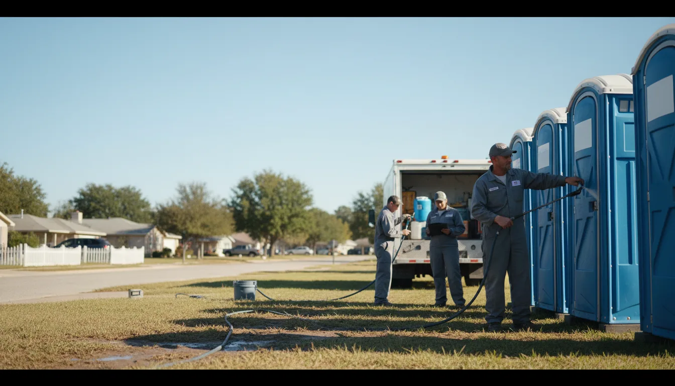 Long-Term Portable Toilet Rental in Columbia Station, OH near me
